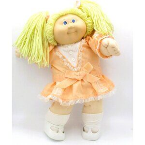 1986 Cabbage Patch Kids Girl, Lemon Ponies Blue Eyes, HM#15,